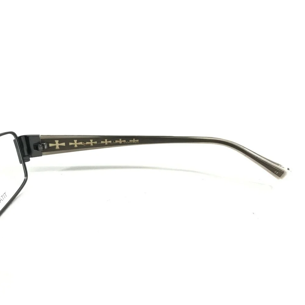 Loree Radkin by Sama Eyeglasses Frames Devon ats Grey Crosses Logos 54-19-140
